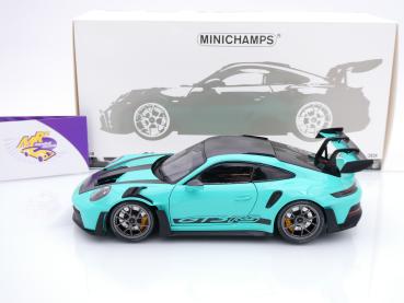 Preview: Minichamps 110062026 # Porsche 911 (992) GT3 RS Baujahr 2024 " mintgrün " 1:18