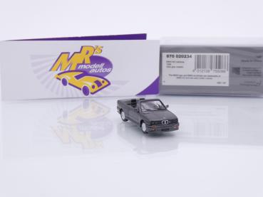 Preview: Minichamps 870020234 # BMW M3 E30 Cabriolet Baujahr 1988 " dunkelgraumetallic " 1:87