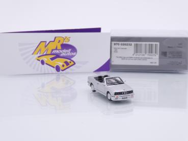 Preview: Minichamps 870020232 # BMW M3 E30 Cabriolet Baujahr 1988 " silbermetallic " 1:87