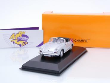 Preview: Maxichamps 940062330 # Porsche 356C Cabriolet Baujahr 1965 " silbermetallic " 1:43