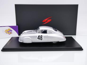 Preview: Spark 18S861 # Porsche 356 SL #46 24h Le Mans 1951 " Veuillet - Mouche " 1:18