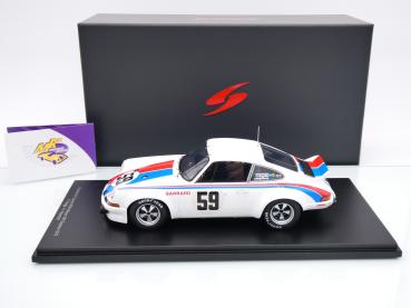 Preview: Spark 18DA73 # Porsche 911 Carrera RSR #59 24h Daytona 1973 " H. Haywood - P. Gregg " 1:18