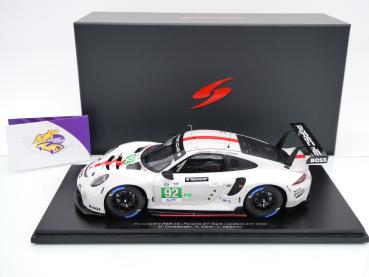 Preview: Spark 18S819 # Porsche 911 RSR-19 #92 4th 24h Le Mans 2022 " Porsche GT " 1:18