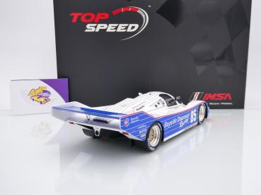 Preview: Top Speed TS0476 # Porsche 962 300km Laguna Seca 1987 " Bayside Disposal " 1:18