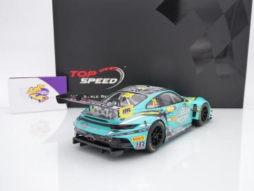 Preview: Top Speed TS0550 # Porsche 911 GT3 R #28 FIA GT World Cup Macau GP 2023 " HubAuto Racing - Thomas Preining " 1:18