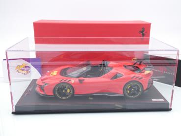 Preview: MR Collection FE042D # Ferrari SF90 XX Stradale Spider Baujahr 2023 " Rosso gelb " 1:18