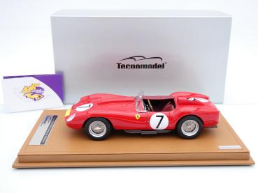 Preview: Tecnomodel TM18-260D # Ferrari 250 TR 58 1000km Nürburgring 1958 " Wolfgang von Trips - O. Gendebien " 1:18