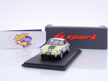 Spark S9738 # Porsche 911T #43 12th 24h Le Mans 1968 " R. Vanderschrick - J-P. Gaban " 1:43
