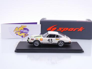 Preview: Spark S9738 # Porsche 911T #43 12th 24h Le Mans 1968 " R. Vanderschrick - J-P. Gaban " 1:43