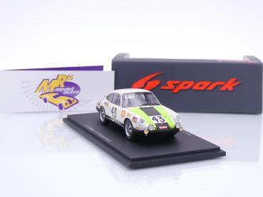 Preview: Spark S9738 # Porsche 911T #43 12th 24h Le Mans 1968 " R. Vanderschrick - J-P. Gaban " 1:43