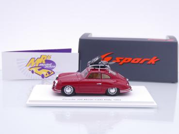 Preview: Spark S6132 # Porsche 356 Rallye Monte Carlo 1953 " A. von Jungenfeld " 1:43