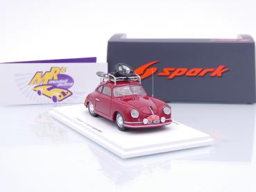 Preview: Spark S6132 # Porsche 356 Rallye Monte Carlo 1953 " A. von Jungenfeld " 1:43