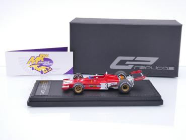 Preview: GP Replicas GP43-42C # Ferrari 312 B3 F1 #3 5th France GP 1973 " Jacky Ickx " 1:43