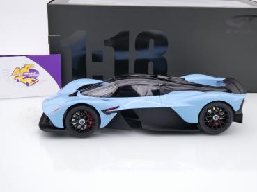 Preview: GT Spirit GT915 # Aston Martin Valkyrie Baujahr 2023 " babyblau-schwarz " 1:18