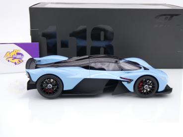 Preview: GT Spirit GT915 # Aston Martin Valkyrie Baujahr 2023 " babyblau-schwarz " 1:18