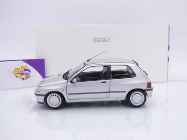 Preview: Norev 185256 # Renault Clio 16S Baujahr 1992 " Iceberg Grey " 1:18
