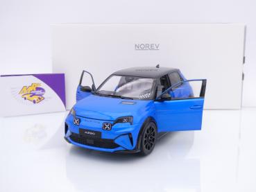 Preview: Norev 185450 # Alpine A290 GTS E-Tech 100% Electric Baujahr 2025 " blaumetallic-schwarz " 1:18