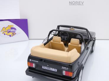 Preview: Norev 188568 # VW Golf Cabriolet Baujahr 1992 " schwarz " 1:18