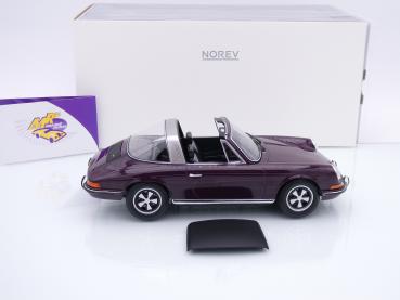 Preview: Norev 187644 # Porsche 911 T targa Baujahr 1971 " Violet " 1:18