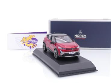 Preview: Norev 517766 # Renault Captur Esprit Alpine Baujahr 2024 " rotmetallic-schwarz " 1:43