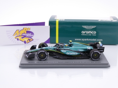 Preview: Spark S9529 # Aston Martin AMR24 #14 5th Saudi Arabien GP 2024 " Fernando Alonso " 1:43