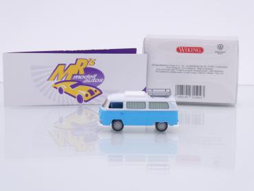 Preview: Wiking 0315 04 # VW T2 Campingbus Baujahr 1967-71 " eisblau-weiß " 1:87