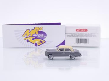 Preview: Wiking 0140 02 # Mercedes-Benz 220 Baujahr 1954-56 " grau-beige " 1:87