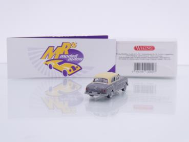 Preview: Wiking 0140 02 # Mercedes-Benz 220 Baujahr 1954-56 " grau-beige " 1:87