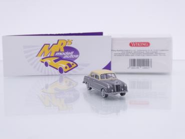 Preview: Wiking 0140 02 # Mercedes-Benz 220 Baujahr 1954-56 " grau-beige " 1:87