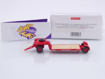Preview: Wiking 0502 08 # 2-achs Tiefladeanhänger Baujahr 1956-73 " Rosenkranz " 1:87