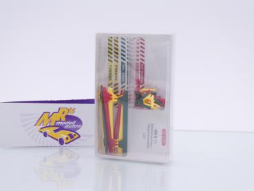 Preview: Wiking 0018 33 # Zubehör Absperrschranken Baujahr 1960-85 " grün-gelb-rot " 1:87