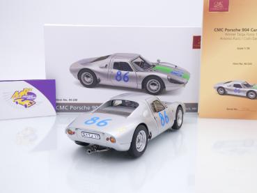 Preview: CMC M-230 # Porsche 904 Carrera GTS Win Targa Florio 1964 " Pucci - Davis " 1:18
