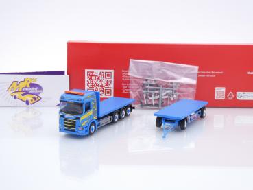 Herpa 318631 # Scania CR 20 ND Rungen-Hängerzug " Martin Wittwer " 1:87
