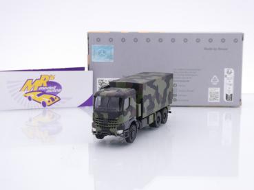 Herpa 746991-002 # Mercedes-Benz Arocs 6x6 Pritsche-Plane " Militär " 1:87