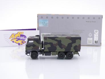 Preview: Herpa 746991-002 # Mercedes-Benz Arocs 6x6 Pritsche-Plane " Militär " 1:87