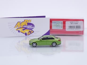 Preview: Herpa 430913-003 # Mercedes-Benz C-Klasse Limousine Baujahr 2021 " Green Hell " 1:87