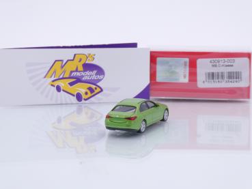 Preview: Herpa 430913-003 # Mercedes-Benz C-Klasse Limousine Baujahr 2021 " Green Hell " 1:87