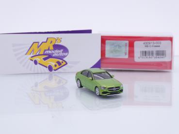 Preview: Herpa 430913-003 # Mercedes-Benz C-Klasse Limousine Baujahr 2021 " Green Hell " 1:87