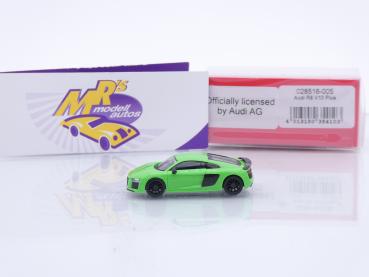 Preview: Herpa 028516-005 # Audi R8 V10 Plus Baujahr 2015 " Micrommatagrün " 1:87