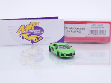 Preview: Herpa 028516-005 # Audi R8 V10 Plus Baujahr 2015 " Micrommatagrün " 1:87