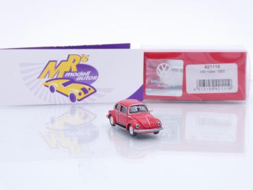 Preview: Herpa 421119 # Volkswagen VW Käfer 1303 City Baujahr 1972 " ibizarot " 1:87
