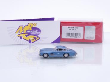 Preview: Herpa 430975-002 # Mercedes-Benz 300 SL Baujahr 1954 " hellblaumetallic " 1:87