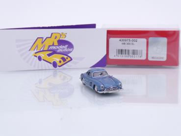 Preview: Herpa 430975-002 # Mercedes-Benz 300 SL Baujahr 1954 " hellblaumetallic " 1:87
