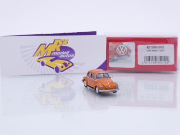 Preview: Herpa 421096-002 # Volkswagen VW Käfer 1303 Baujahr 1970 " leuchtorange " 1:87