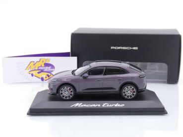 Preview: Solido WAP0200710RMAT # Porsche Macan Turbo H2 Baujahr 2024 " lilagraumetallic " 1:43