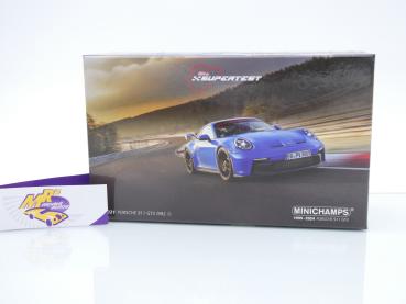 Preview: Minichamps 412069200 # 2er Set Porsche 911 GT3 2021 " Sport Auto Supertest " 1:43