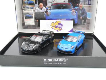 Preview: Minichamps 412069200 # 2er Set Porsche 911 GT3 2021 " Sport Auto Supertest " 1:43