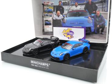 Preview: Minichamps 412069200 # 2er Set Porsche 911 GT3 2021 " Sport Auto Supertest " 1:43