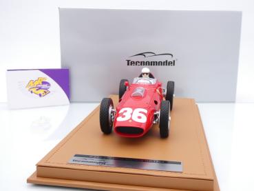Preview: Tecnomodel TMD18-325A # Ferrari F246/256 Dino Monaco GP 1960 " Phil Hill " 1:18