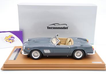 Preview: Tecnomodel TM18-205A # Ferrari 250 GT California SWB Baujahr 1960 " dunkelgrau " 1:18